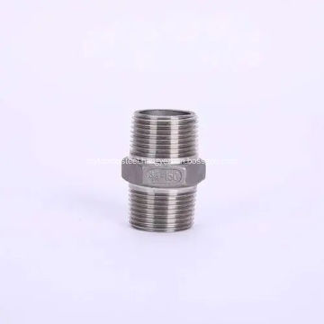 Stainless Steel Pipe Fitting Thread Screw Hex Nippl